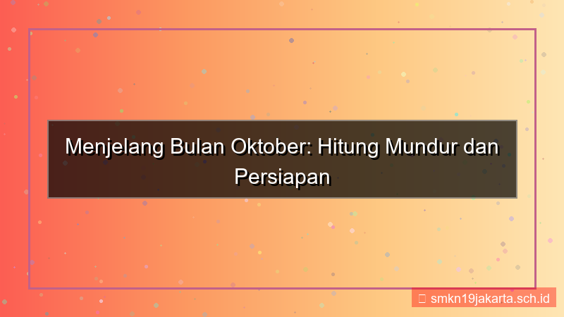 konten berapa hari lagi bulan oktober
