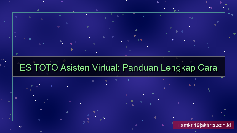 gambar ES TOTO asisten virtual daftar