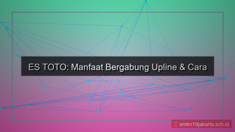 gambar ES TOTO benefit upline daftar