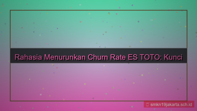 visual ES TOTO churn rate estoto