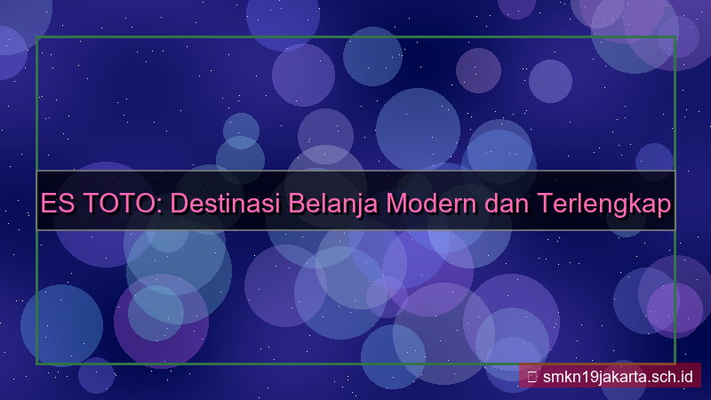 visual ES TOTO convenience store estoto