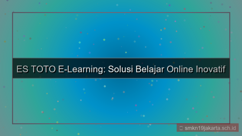 ES TOTO e learning estoto