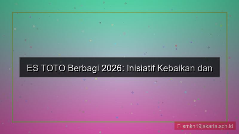 konten ES TOTO estoto berbagi 2026