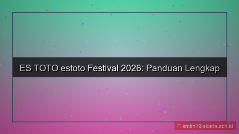 ES TOTO estoto festival 2026