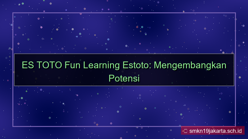 ES TOTO fun learning estoto