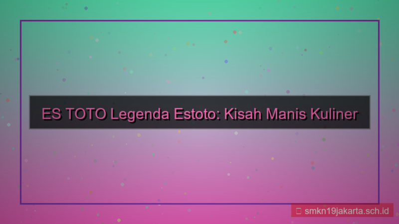ES TOTO legenda estoto