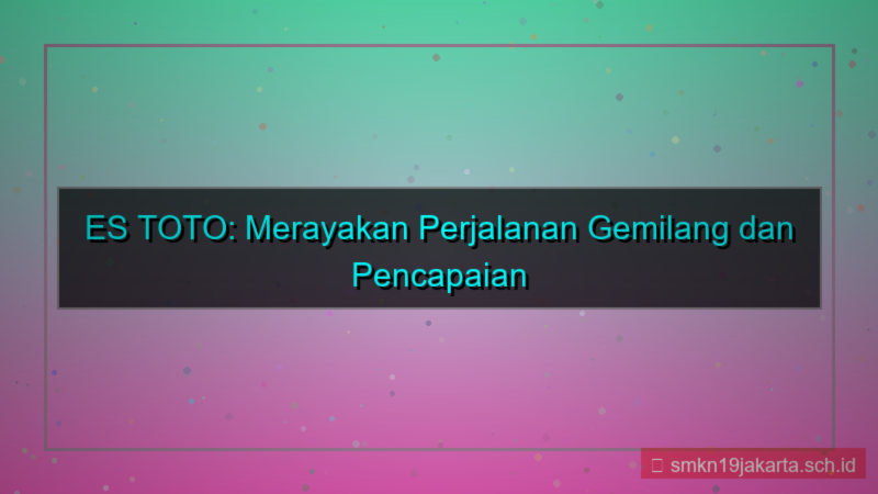 ES TOTO milestone estoto