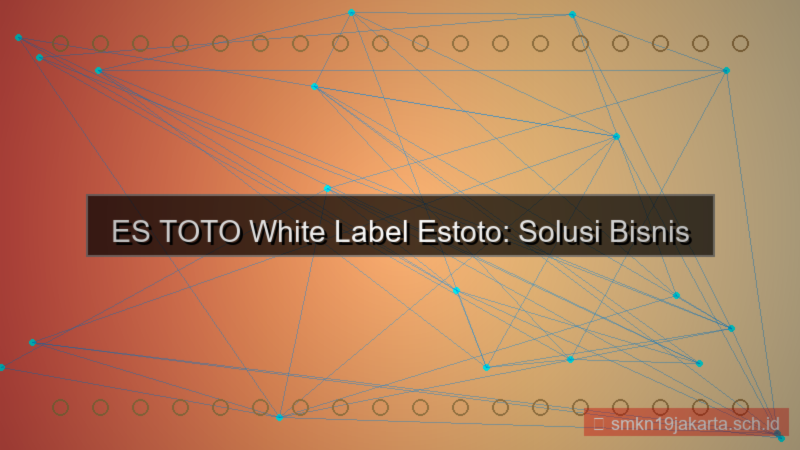 ES TOTO white label estoto