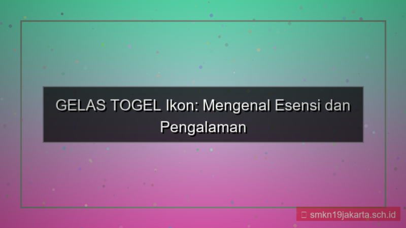 gambar GELAS TOGEL ikon gelastogel