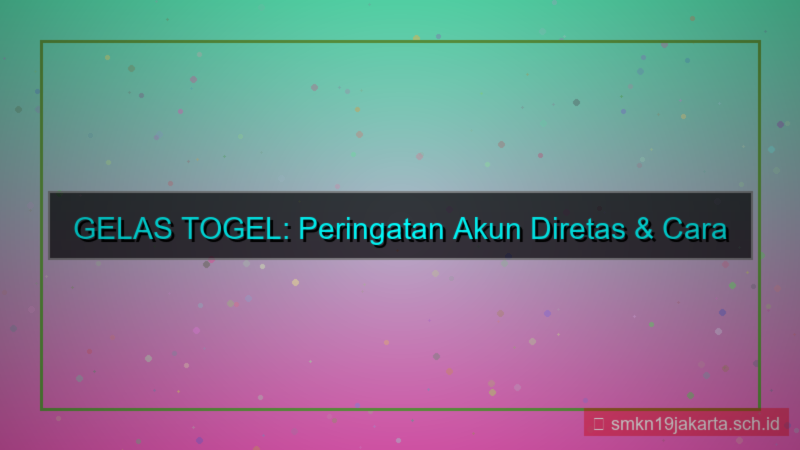 gambar GELAS TOGEL peringatan akun diretas