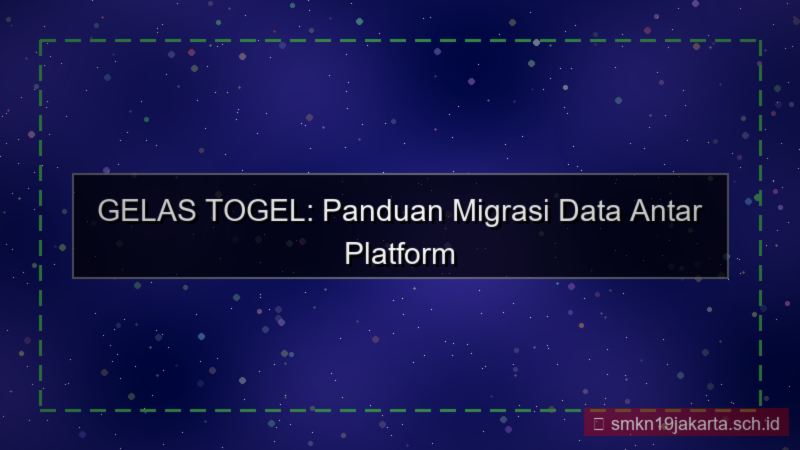 ilustrasi GELAS TOGEL pindah data antar platform