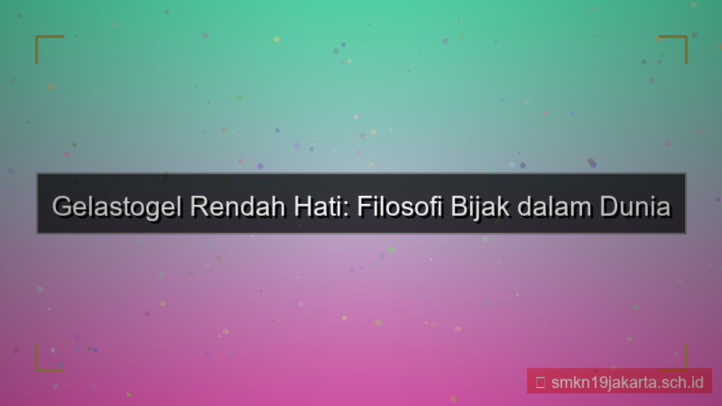 gambar GELAS TOGEL rendah hati gelastogel