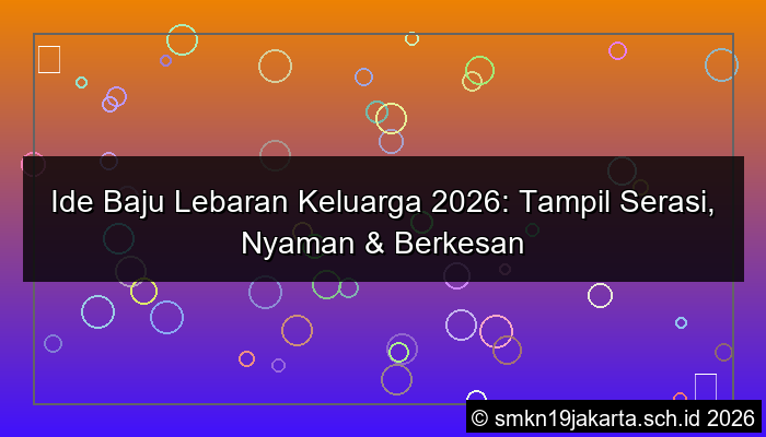 gambar ide baju lebaran keluarga