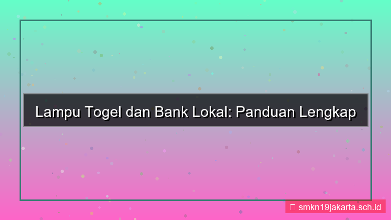visual LAMPU TOGEL bank lokal transfer
