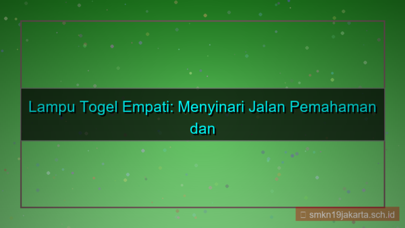gambar LAMPU TOGEL empati lamputogel