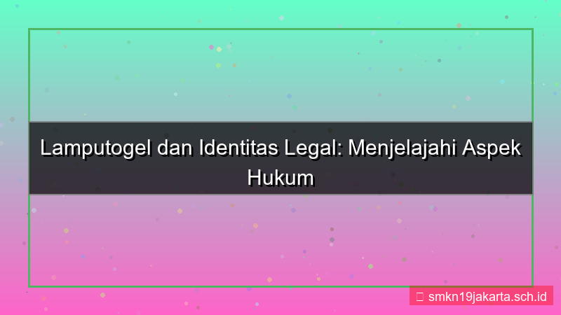 gambar LAMPU TOGEL identitas legal lamputogel