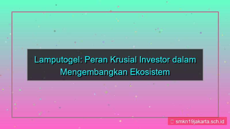 gambar LAMPU TOGEL investor lamputogel