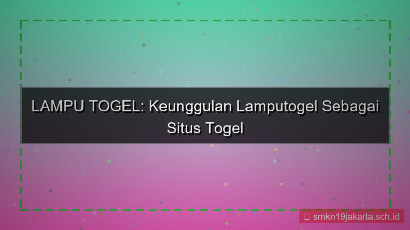 LAMPU TOGEL unique selling point lamputogel