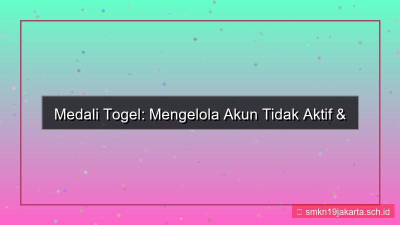 tampilan MEDALI TOGEL akun tidak aktif notifikasi