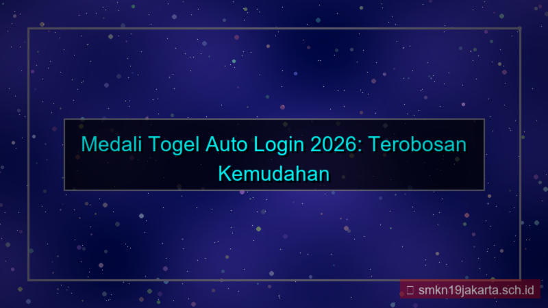 konten MEDALI TOGEL auto login 2026