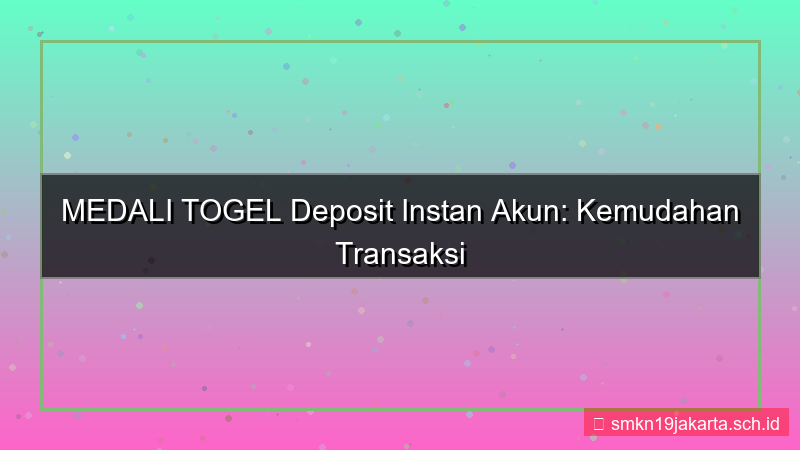 gambar MEDALI TOGEL deposit instan akun