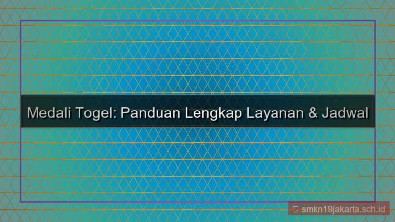 MEDALI TOGEL hari libur layanan
