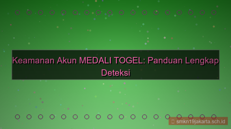visual MEDALI TOGEL intrusion detection akun