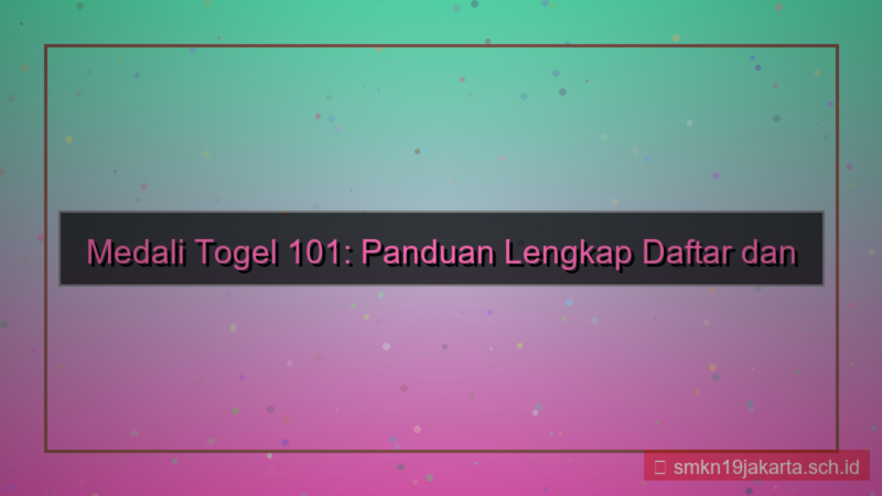 visual MEDALI TOGEL medalitogel 101 daftar