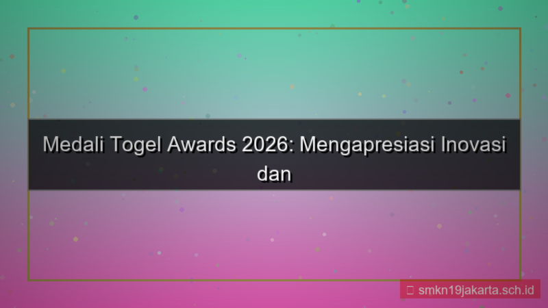 gambar MEDALI TOGEL medalitogel awards 2026