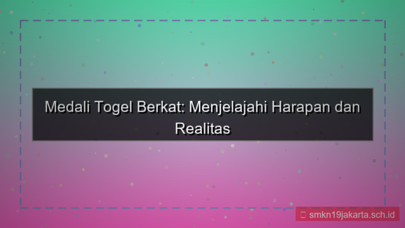 konten MEDALI TOGEL medalitogel berkat