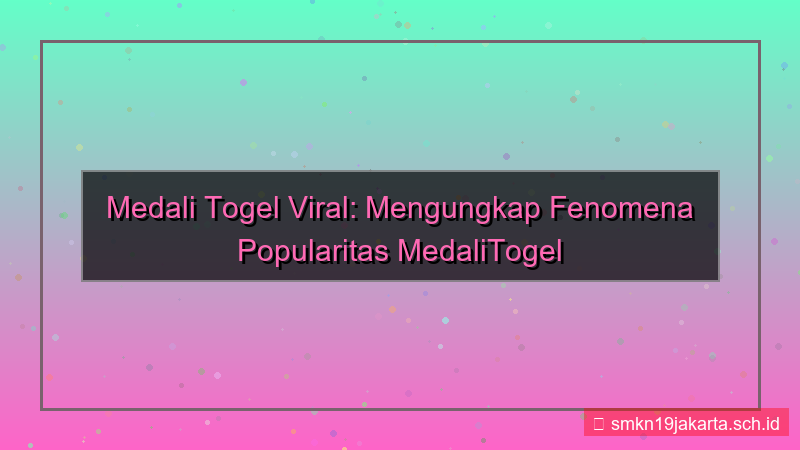 MEDALI TOGEL medalitogel viral