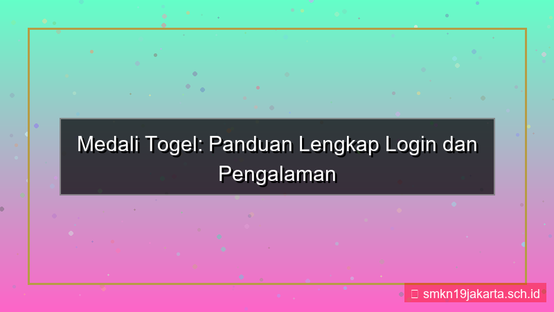 ilustrasi MEDALI TOGEL tagar loginmedalitogel