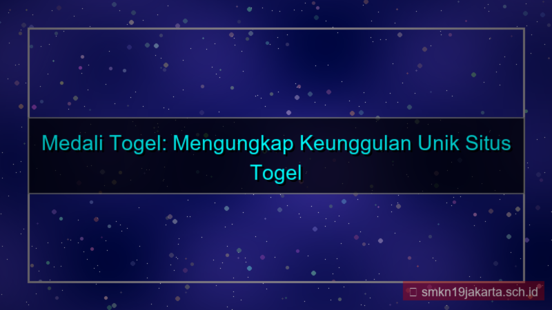 tampilan MEDALI TOGEL unique selling point medalitogel