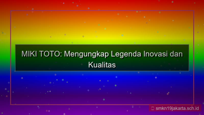 MIKI TOTO legenda mikitoto
