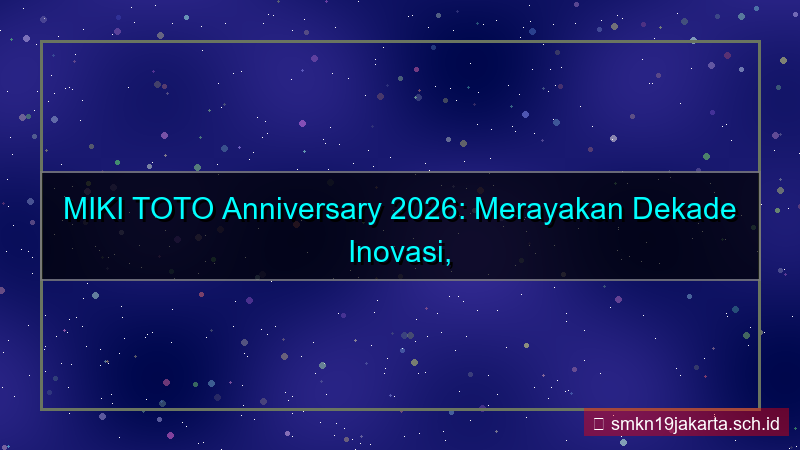 MIKI TOTO mikitoto anniversary 2026