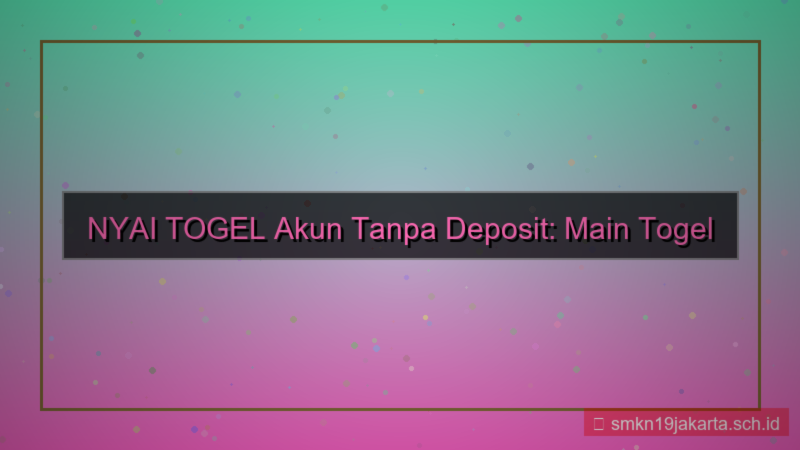 tampilan NYAI TOGEL akun tanpa deposit