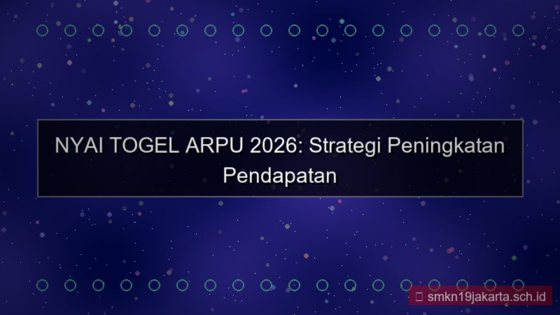 visual NYAI TOGEL arpu nyaitogel 2026