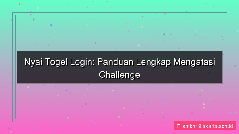 tampilan NYAI TOGEL challenge response login