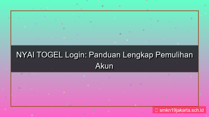 konten NYAI TOGEL disaster recovery login