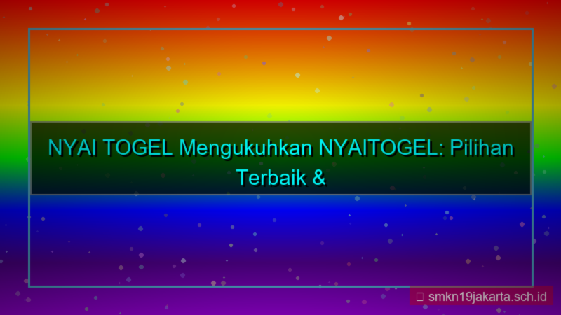 desain NYAI TOGEL endorsment nyaitogel