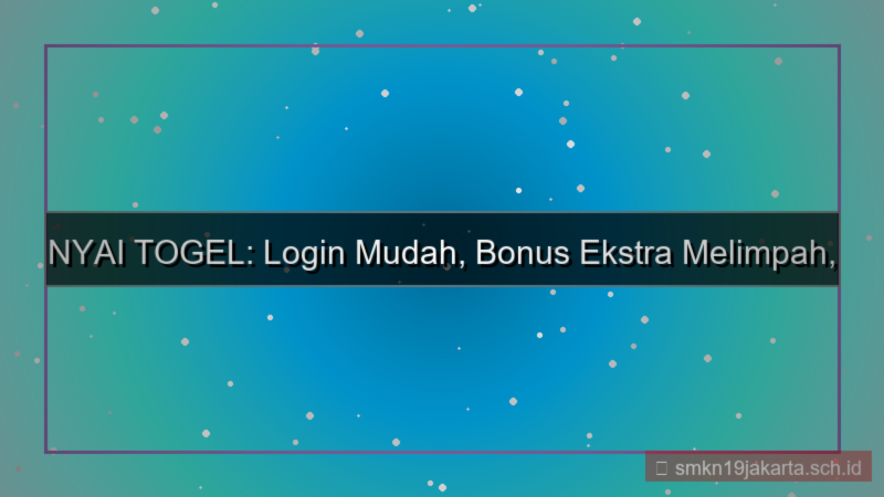 ilustrasi NYAI TOGEL extra bonus login