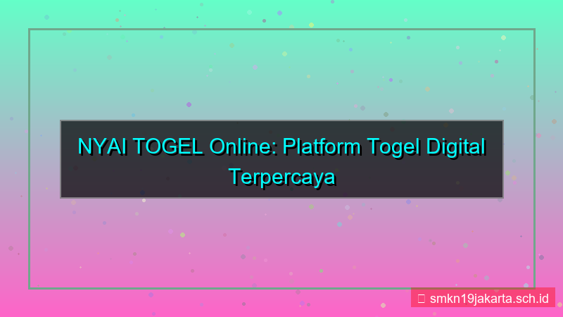 visual NYAI TOGEL game online nyaitogel