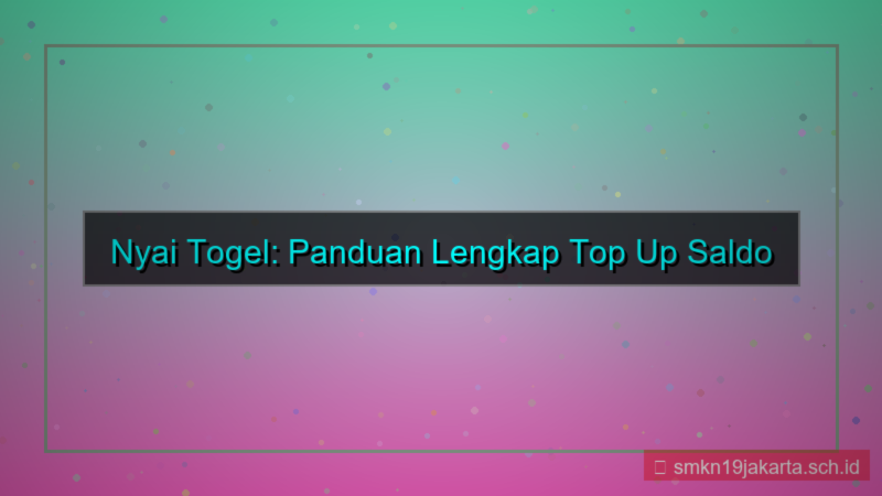 visual NYAI TOGEL gopay top up nyaitogel