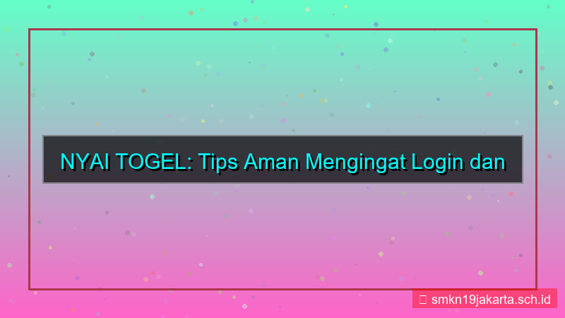 tampilan NYAI TOGEL ingat saya login