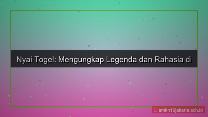 tampilan NYAI TOGEL legenda nyaitogel