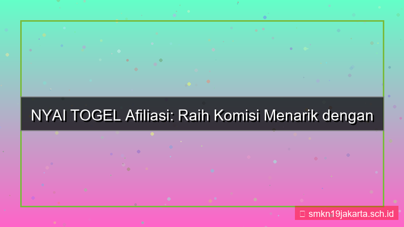 ilustrasi NYAI TOGEL link afiliasi nyaitogel