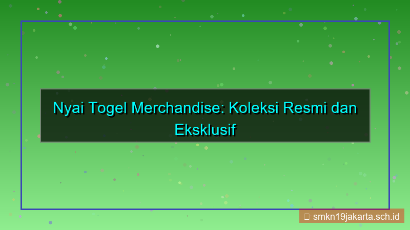 NYAI TOGEL merchandise nyaitogel