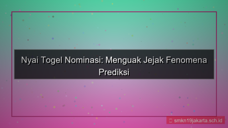 tampilan NYAI TOGEL nominasi nyaitogel