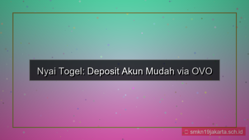 ilustrasi NYAI TOGEL ovo deposit akun