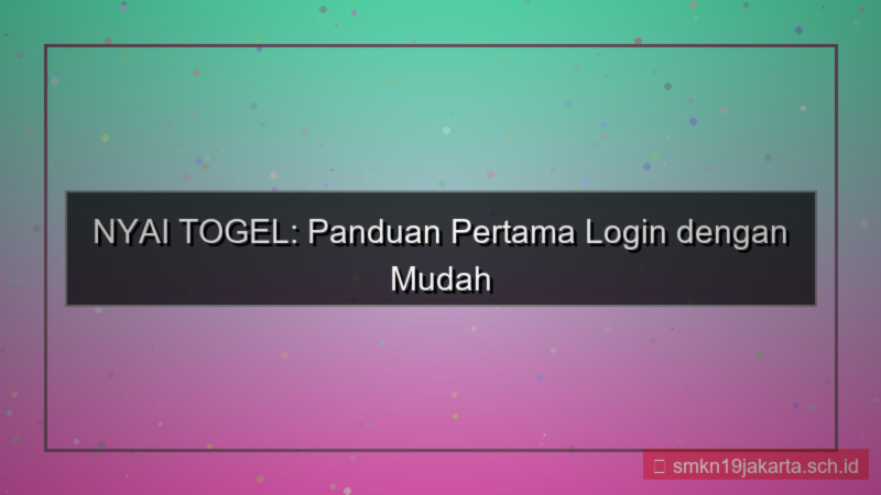 gambar NYAI TOGEL panduan pertama login